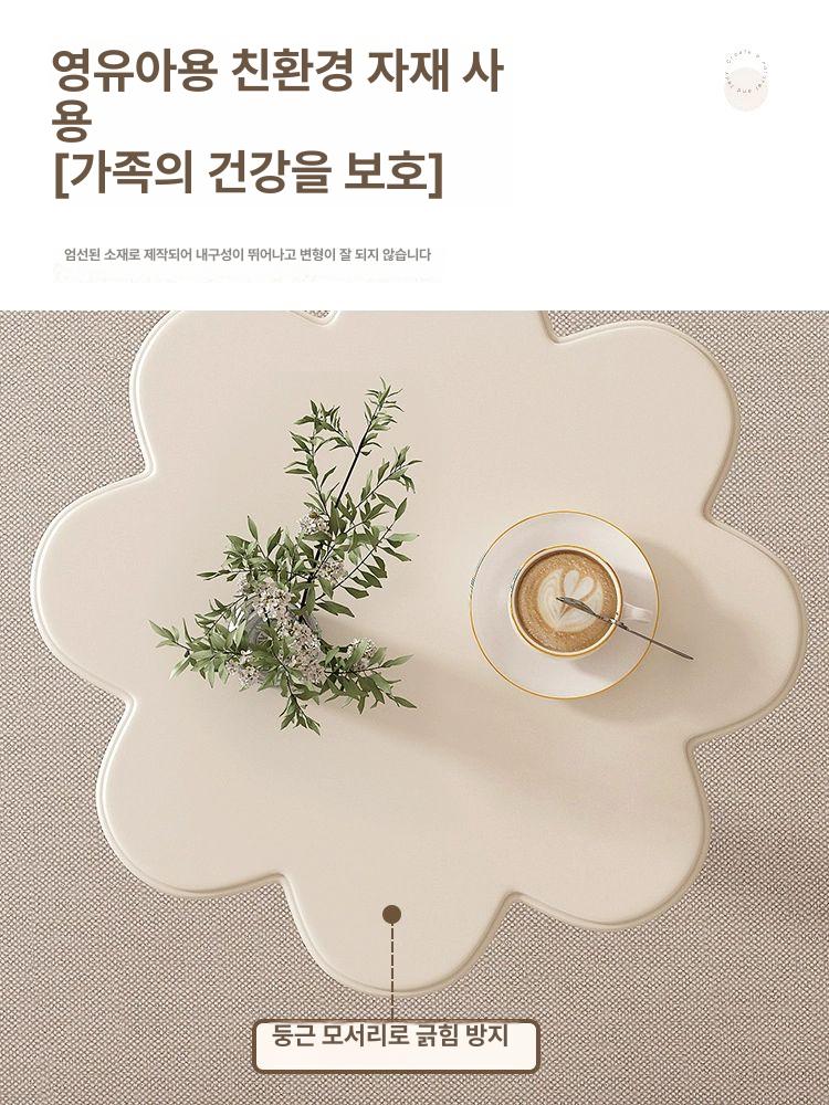 미니 사이드테이블 소파 철제 협탁 티테이블 찻상 좌식 트레이 스틸 - 상세 이미지 5