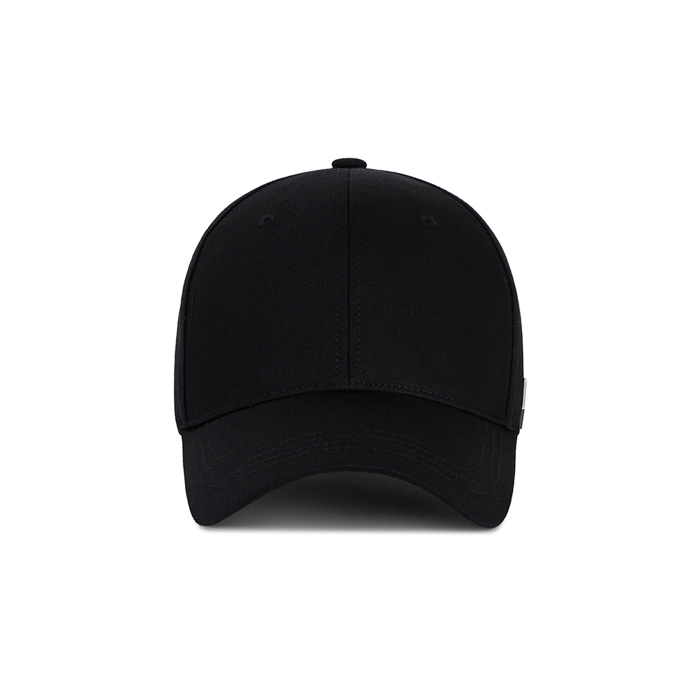 스터드 로고 오버핏 볼캡 (4color) 블랙 상품 이미지