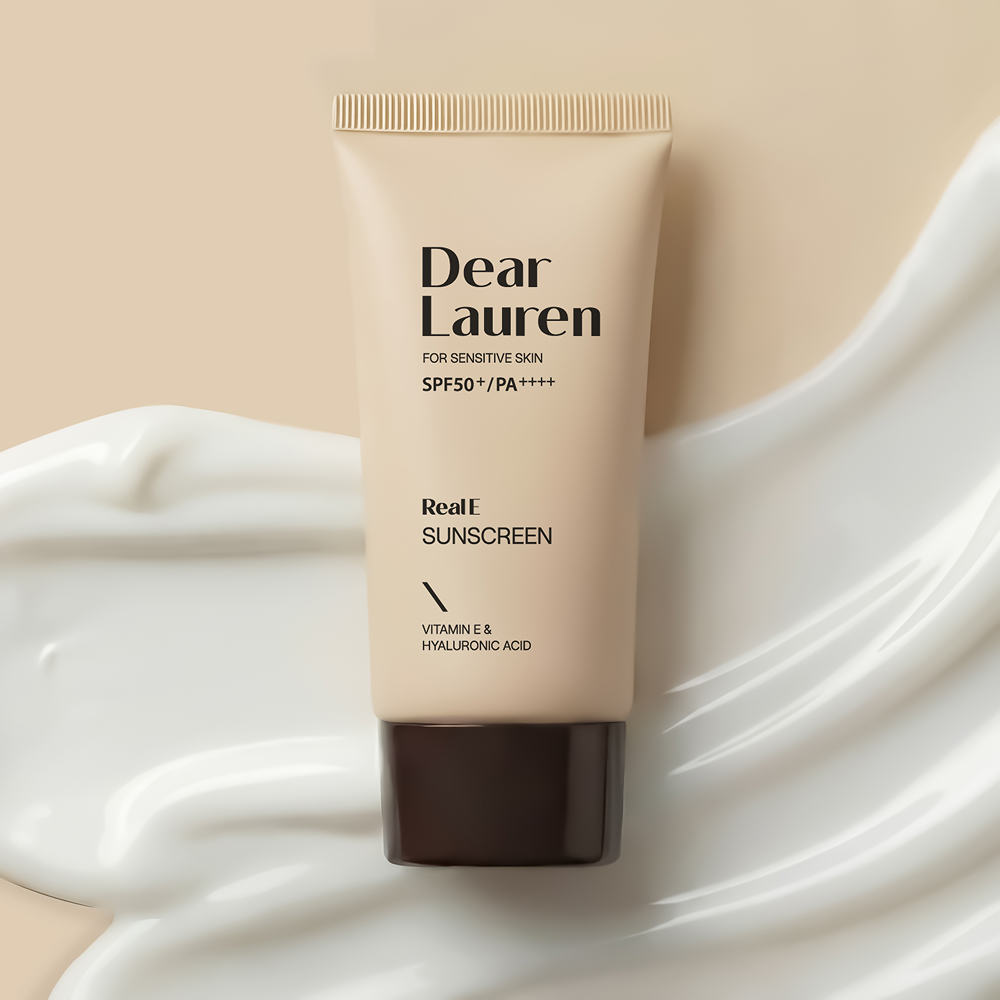 디어로렌 리얼E 혼합자차 선크림 SPF50+ 백탁없는 수분 저자극 민감성 40ml, 1개 - 상품 이미지