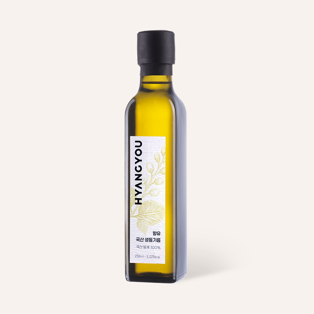 국산 건강한 향유 생들기름 250ml - 상품 이미지