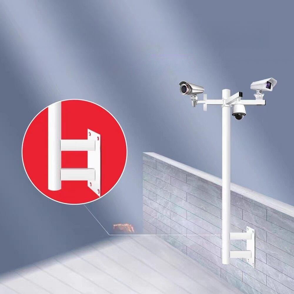CCTV 브라켓 실외 벽부형 감시 카메라 폴대 거치대 지지대 홈캠 홈카메라 받침대 - 상품 이미지