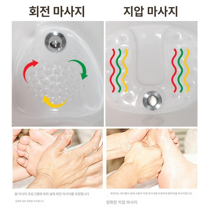 족욕세면대 마사지 족탕기 발 페디큐어 풋스파 습식 네일샵 건식 마사지샵 찜질 안마 스파 - 상세 이미지 5