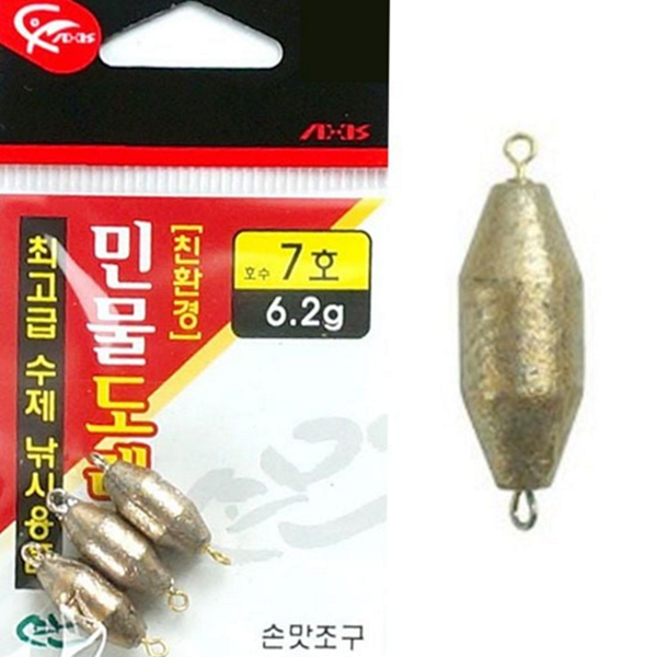 회전 민물 낚시 봉돌 고리형 낚시용 고리추 채비추 싱커 - 상품 이미지
