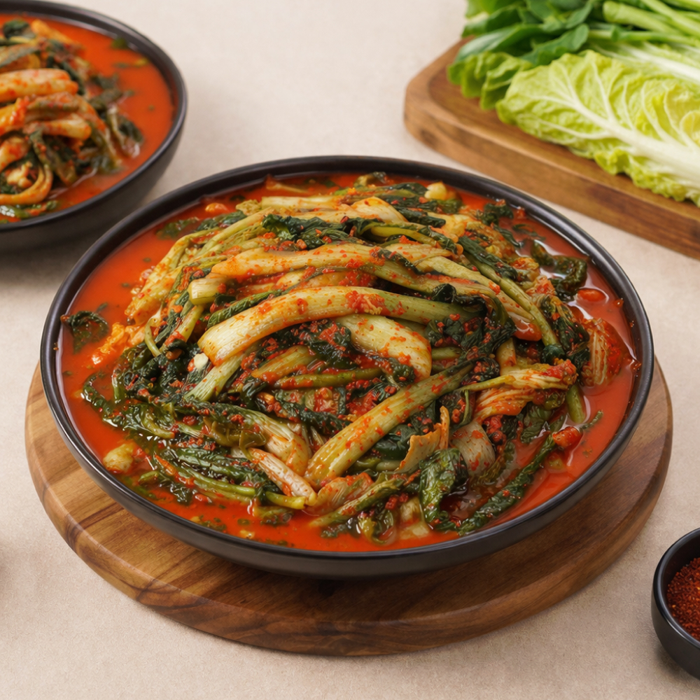 [감칠명가] 100% 국내산 전라도식 얼갈이 열무김치 1kg~3kg - 상품 이미지