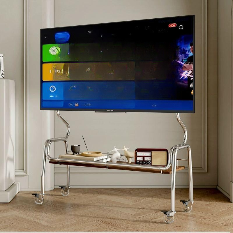 티비스탠드 tv거치대 이동식 거치대 대형 50-75인치 삼탠바이미 스탠바이미 이동식거치대 - 상품 이미지