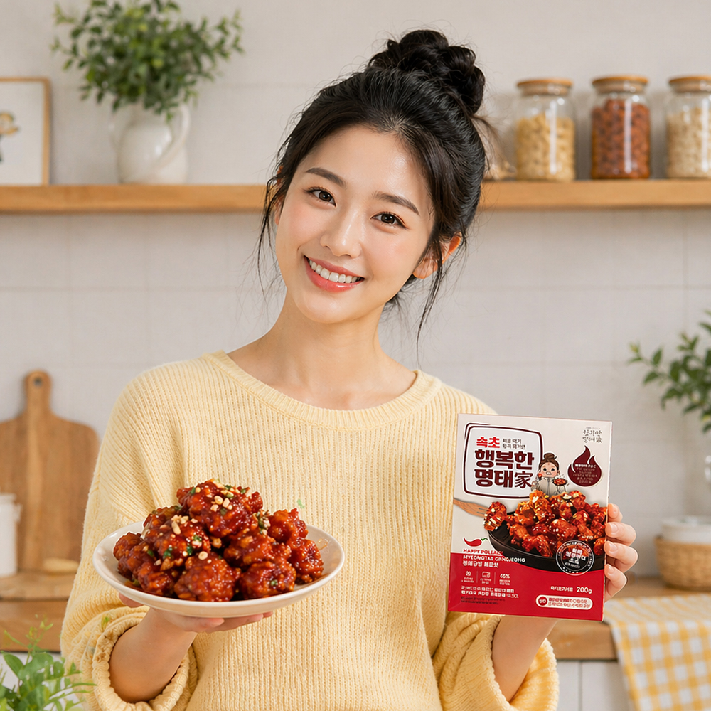 행복한 명태가 명태강정 200g 속초 순살 명태로 만든 양념 간식 술안주 캠핑 나들이 - 상세 이미지 3