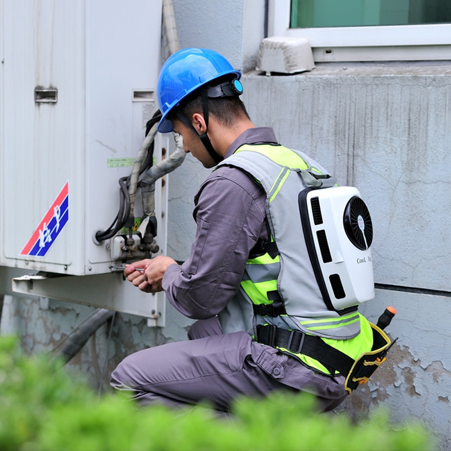 냉각조끼 등산조끼 야외 강력 냉풍 아이스 얼음 쿨링 작업복 시원한 메쉬 통풍 여름철 필수 - 상품 이미지