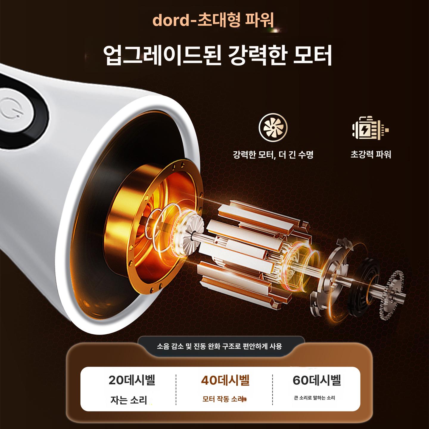 전동 발톱 관리기 발뒤꿈치 신형 화이트 클래식 + 3개 연마 헤드 - 상세 이미지 3