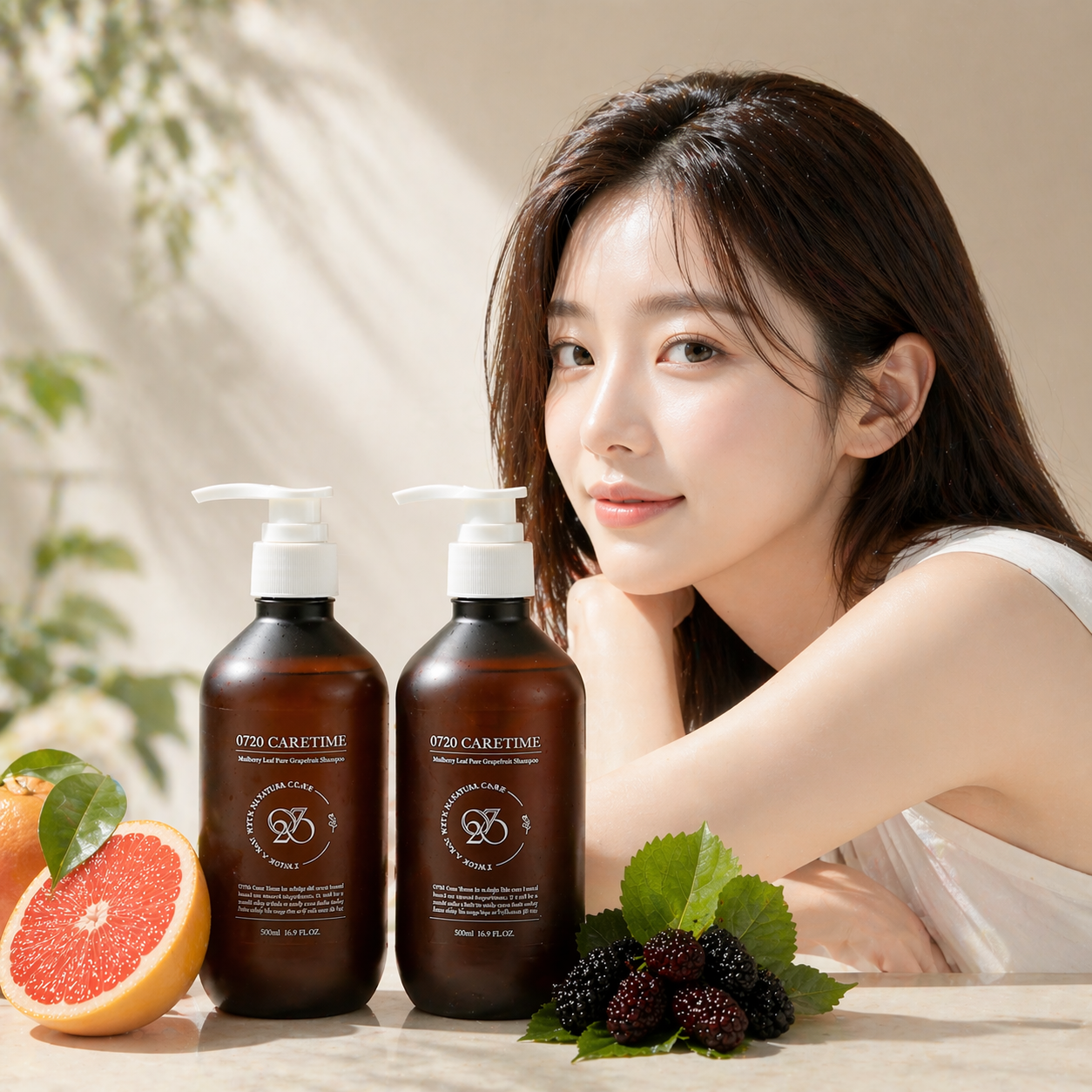 탈모샴푸 맥주효모 지루성두피 멀버리 약산성 비건 엘누아르 500ml, 2개 - 상품 이미지