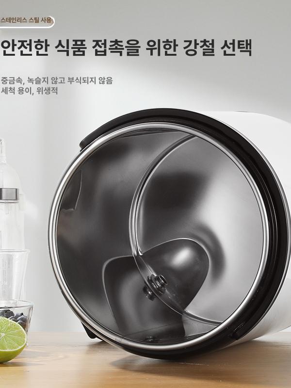 냉수 육수통 냉면 소형 슬러쉬 동치미 보냉용기 차가운 음료수 아이스통 - 상세 이미지 3