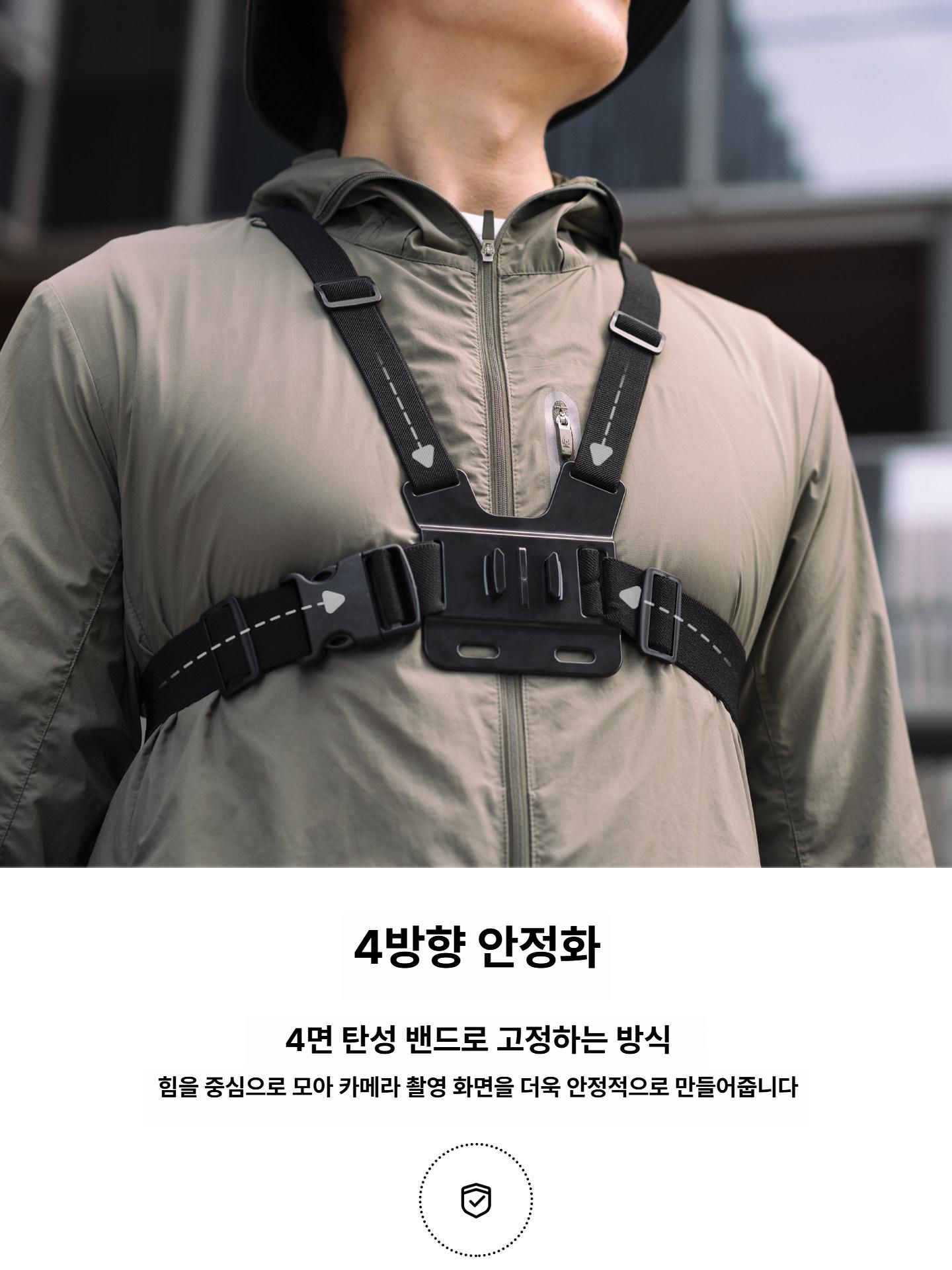 백팩 마운트 액세서리 클램프 액션 마그네틱 거치대 어댑터 등산용 텔레신 집게 오토바이 - 상세 이미지 2
