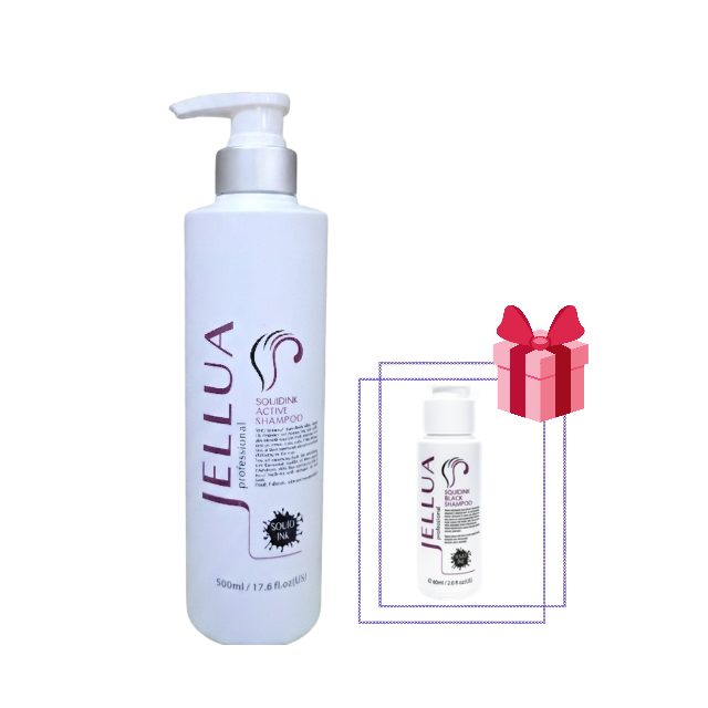 젤루아 스퀴드잉크 액티브샴푸 500+여행용60ml - 상품 이미지