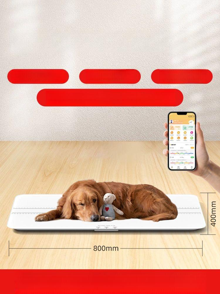 디지털 체중계 강아지 대형 무게 측정기 동물병원 고양이 유기견 펫 스케일 - 상세 이미지 4