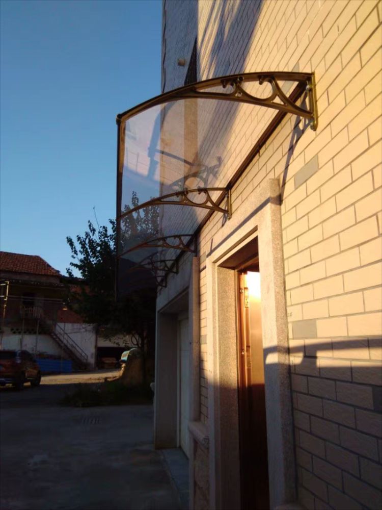 현관 캐노피 창문 테라스 어닝 차양막 비가림 지붕 베란다 쉐이드 폴리카보네이트 - 상세 이미지 4