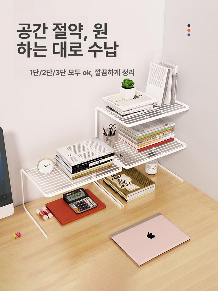 주방 냉장고 정리선반 수납함 안 내부 분리 파티션 회전 다용도 틈새 자석선반 - 상세 이미지 2