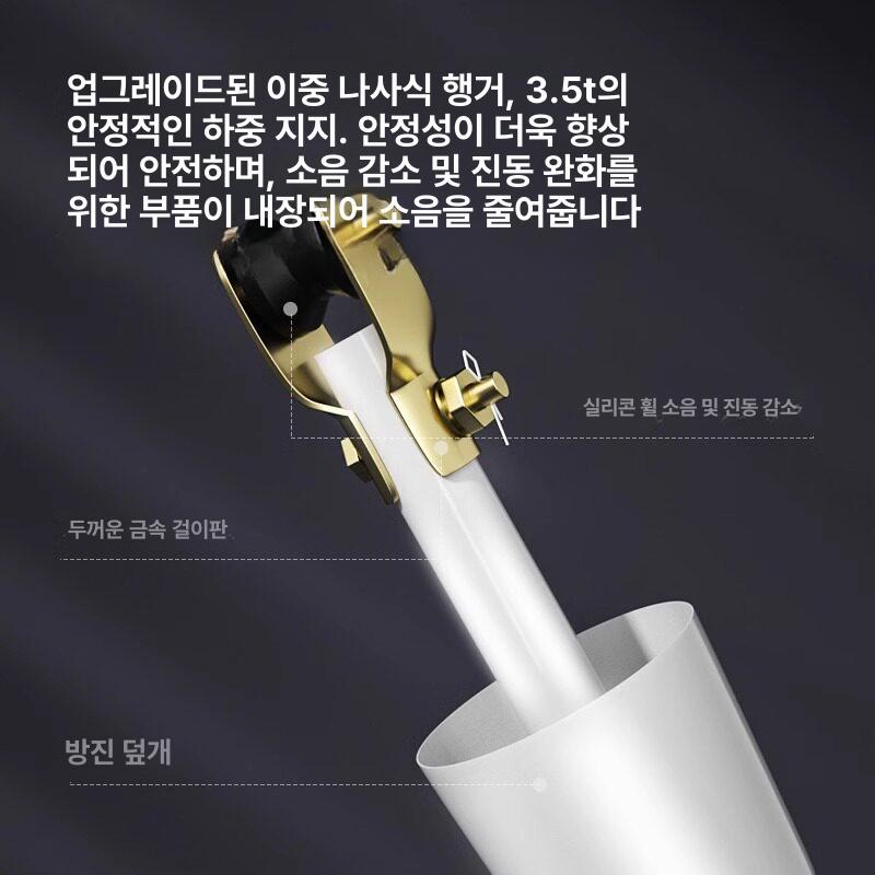 업소용 실링팬 리모컨 카페 대형 씰링팬 선풍기 48인치 리모컨 화이트 - 상세 이미지 3
