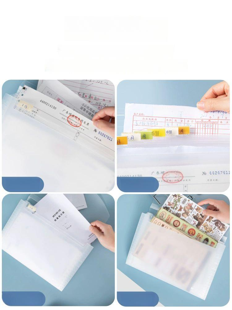 전표 정리함 송장 칸막이 문서 수납 영수증 분류 서류 거래명세서 보관 - 상세 이미지 4