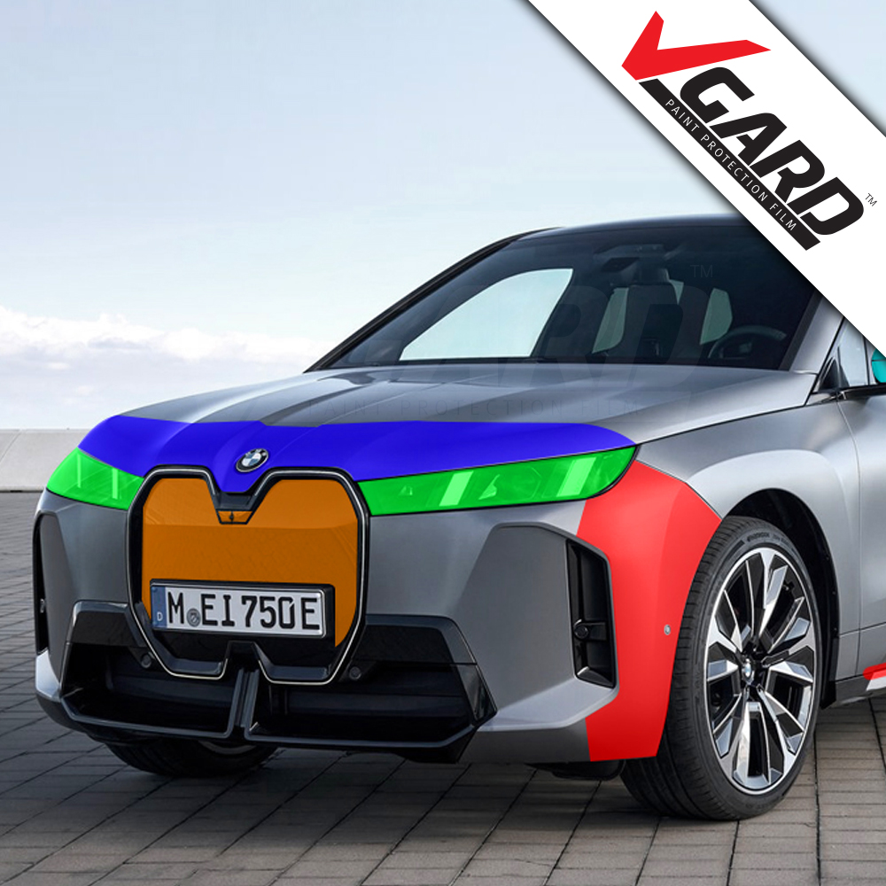 BMW IX PPF필름 부분구매 B,D필러 생활보호필름 브이가드 - 상품 이미지