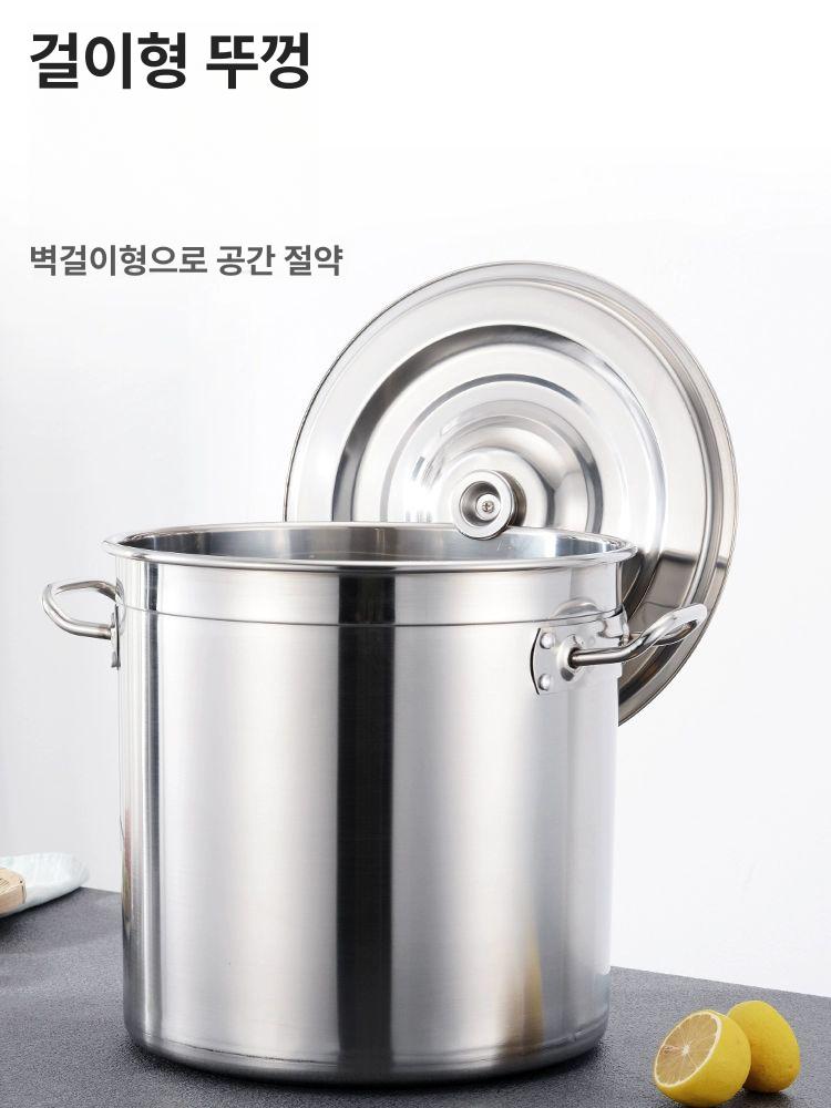 높이22cm 빨래삶는솥 바구니 냄비 지름30 인덕션 3l 빨래삶는통 삶통 육수통 수건 - 상세 이미지 2