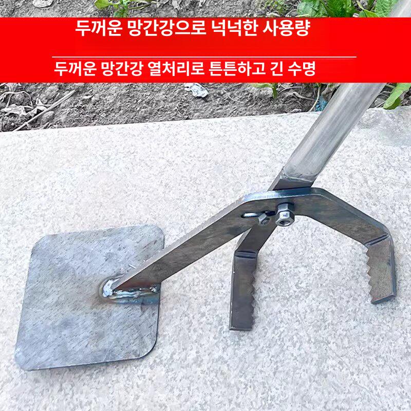 나무 뽑는 도구 지주대 이식기 뽑기 고추대 단일 묘목 손잡이 뿌리 기계 헤드 농업 말뚝 - 상세 이미지 2