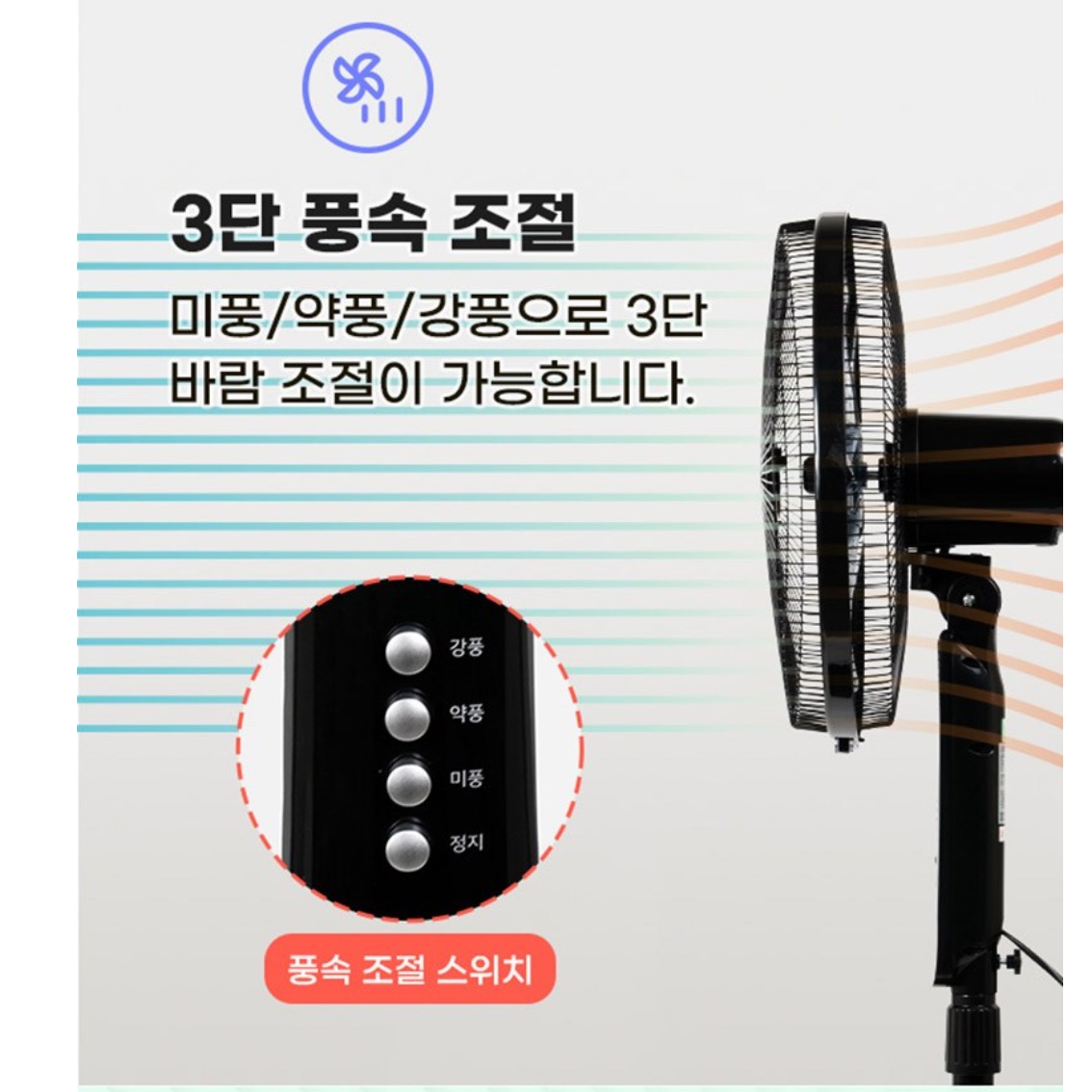 신일 공업용 스탠드 선풍기 업소용 키높이 선풍기 매장 영업용 선풍기 - 상세 이미지 2