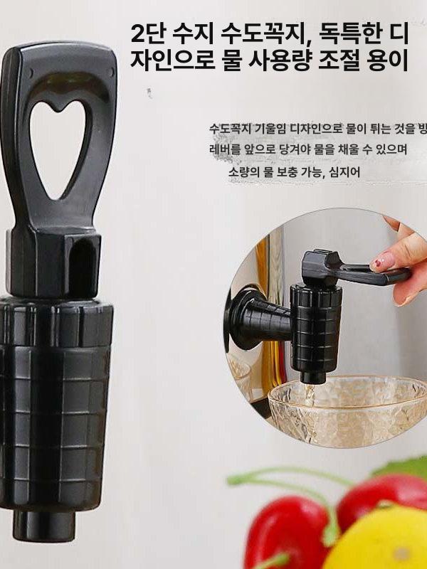 냉수 육수통 냉면 소형 슬러쉬 동치미 보냉용기 차가운 음료수 아이스통 - 상세 이미지 4