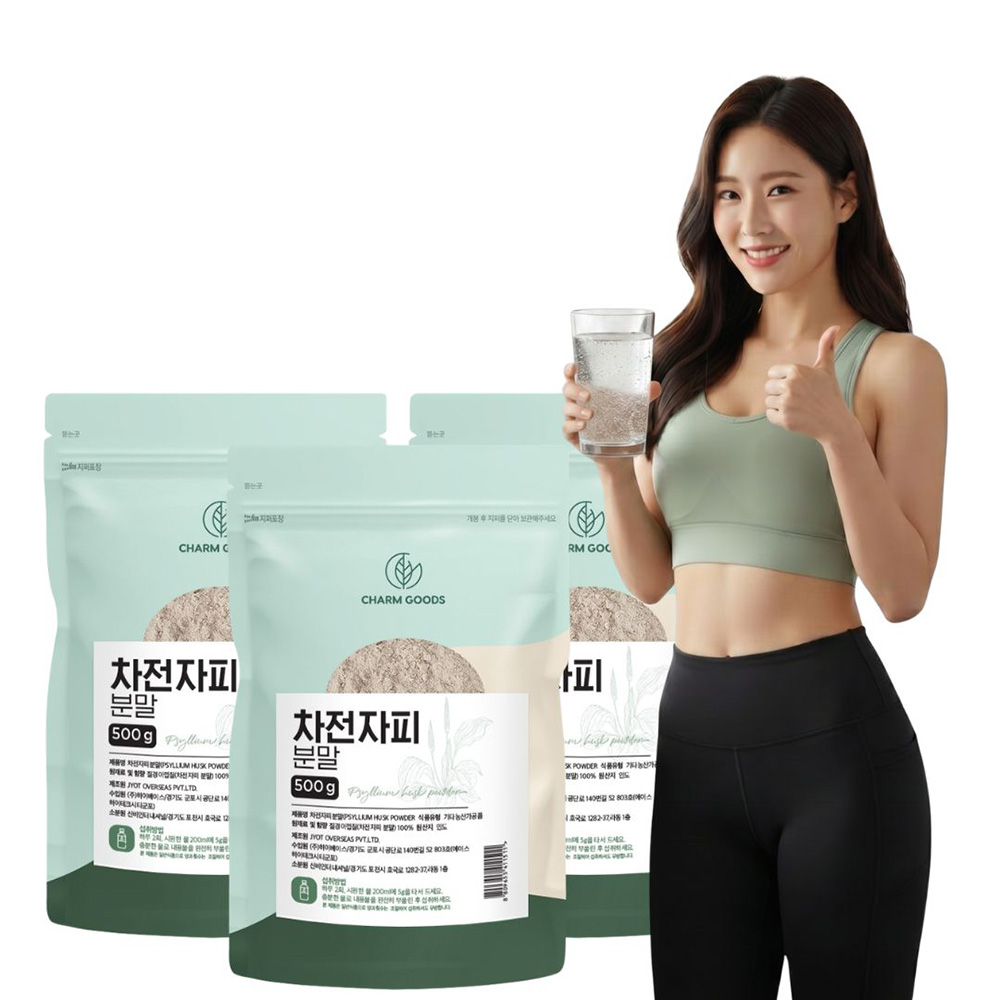 차전자피 효능 먹는법 차전차피 분말 가루 500g 50일분 + 스푼 - 상세 이미지 3