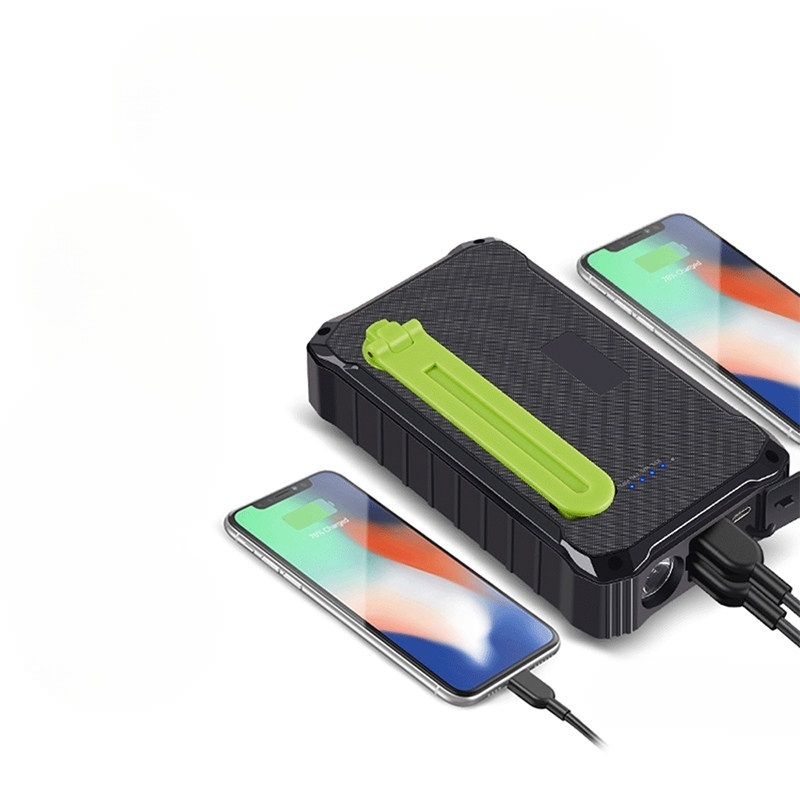 자가발전충전기 휴대용 자가발전 미니발전기 6000mAh 대용량 태양광 LED 라이트 캠핑 - 상세 이미지 3