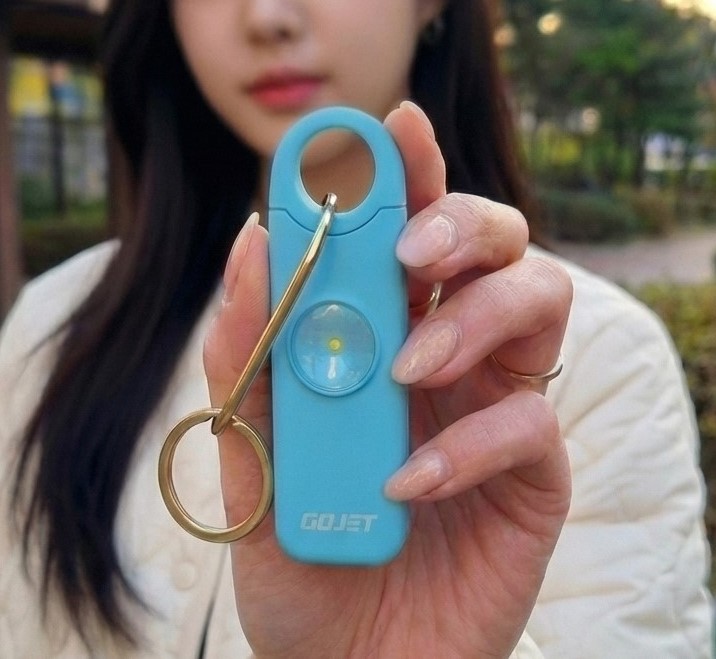 고젯 여성 호신용품 긴급상황 호신용 경보기 휴대용 어린이 비상벨 알람 키링 GOJET - 상세 이미지 4