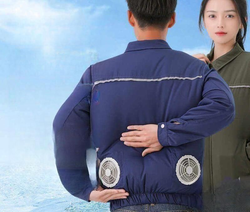 열사병 쿨러 티셔츠 분사 자외선차단 예방 에어크래프트 기능성 통기성 냉각 - 상세 이미지 4