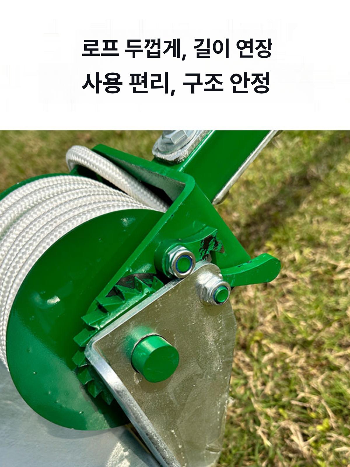 돼지 운반기 트롤리 양돈장 이동식 삼륜 카트 가축 양돈 철제 트레일러 끌차 동물 손수레 - 상세 이미지 5