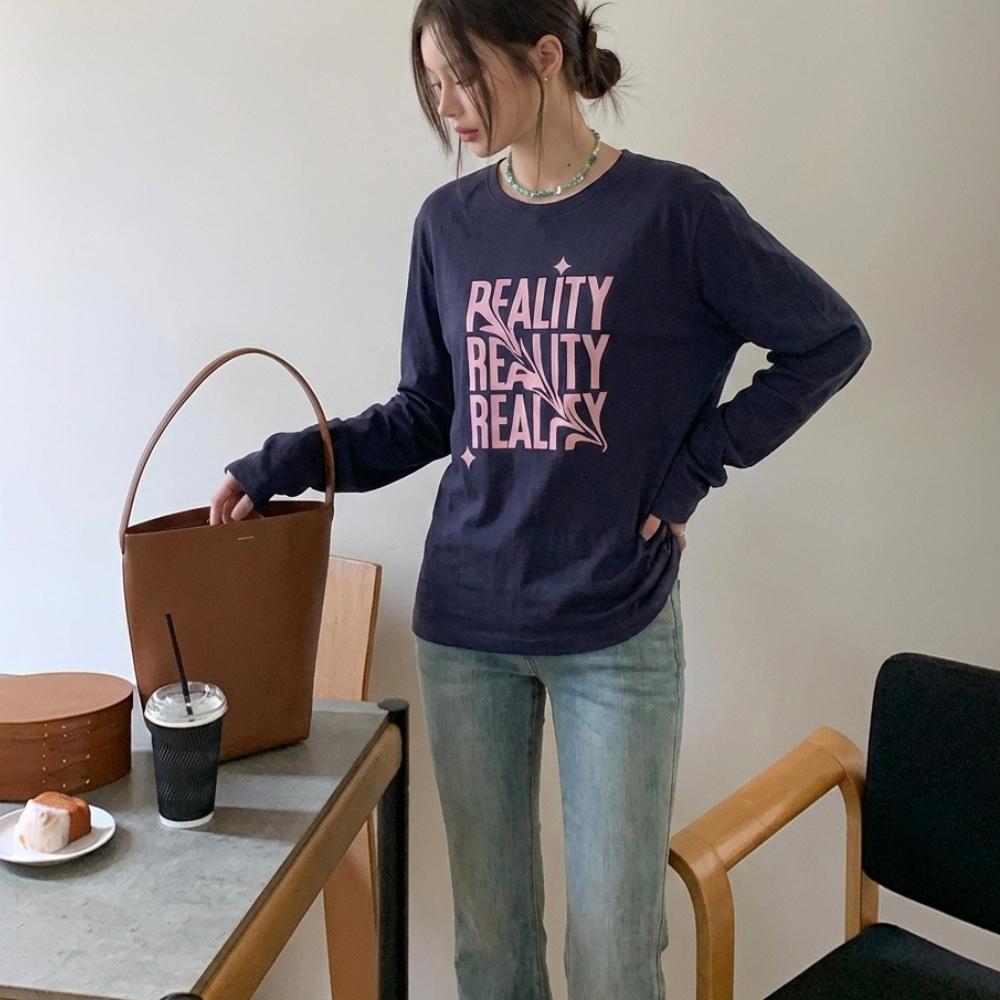 데일리즈 얇은여름긴팔 슬라브20수면티 루즈핏 여자나염티 자체제작 이미지 8