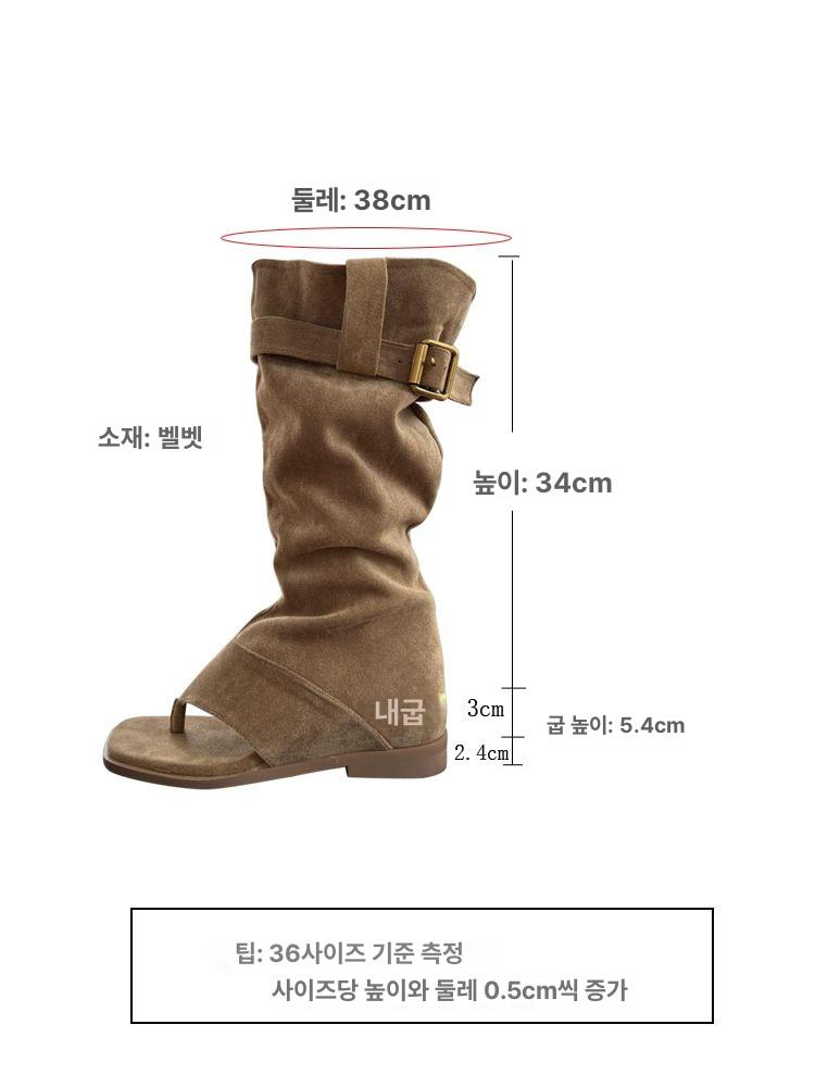 여성 샌들 통굽 데일리 슈즈 발편한 여름 메리제인 신발 슬리퍼 여성샌들 쿠션 가벼운 비치 - 상세 이미지 4
