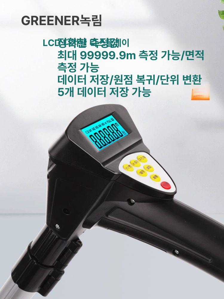거리 롤러 계측기 휴대용 줄자 접이식 공사 백팩 고정밀 기계식 배터리 디지털 굴렁쇠 - 상세 이미지 3