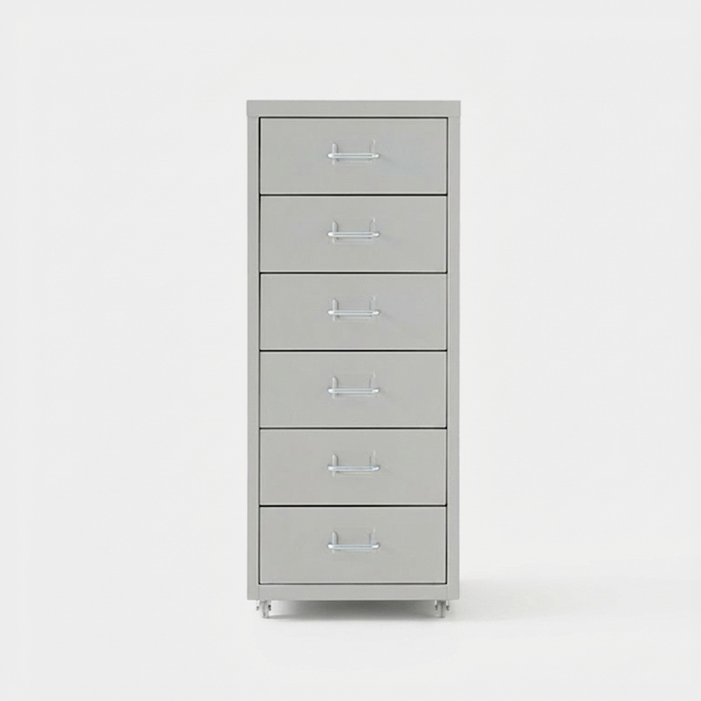 피하 서랍장 280x410x685mm, 6단, 라이트그레이 5422.0196 - 상품 이미지