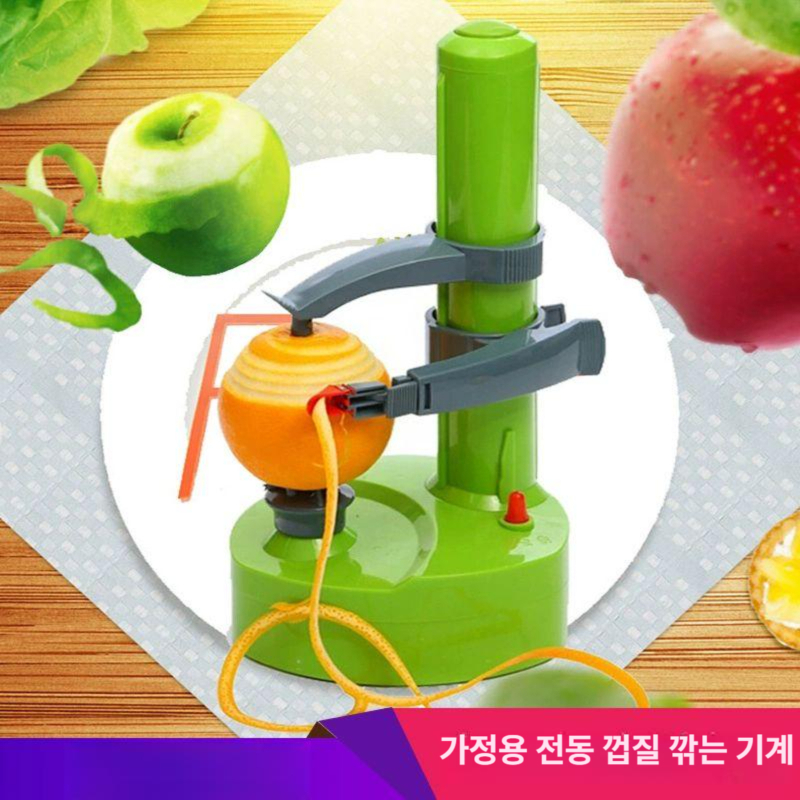 과일 박피기 자동 슬라이서 깎는 회전 채칼 껍질 필링기 감자 곶감 탈피기 깍는 깎는기계 - 상세 이미지 3