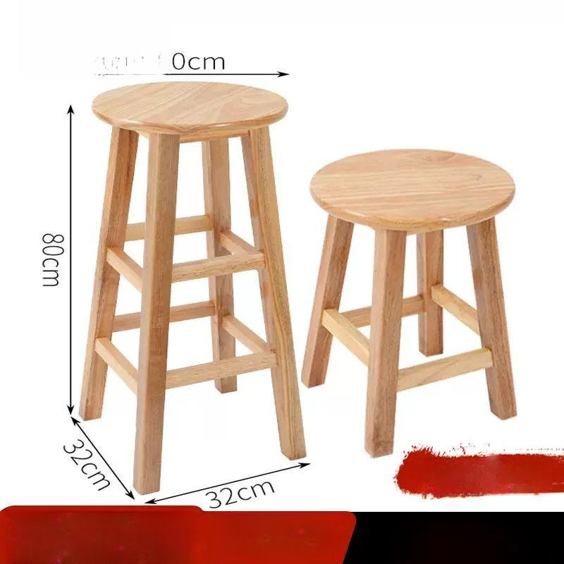둥근 스툴 식물 원형 완료 45cm 보조 화분 거실 현관 발코니 의자월넛 신발 선반 스텝 - 상세 이미지 4