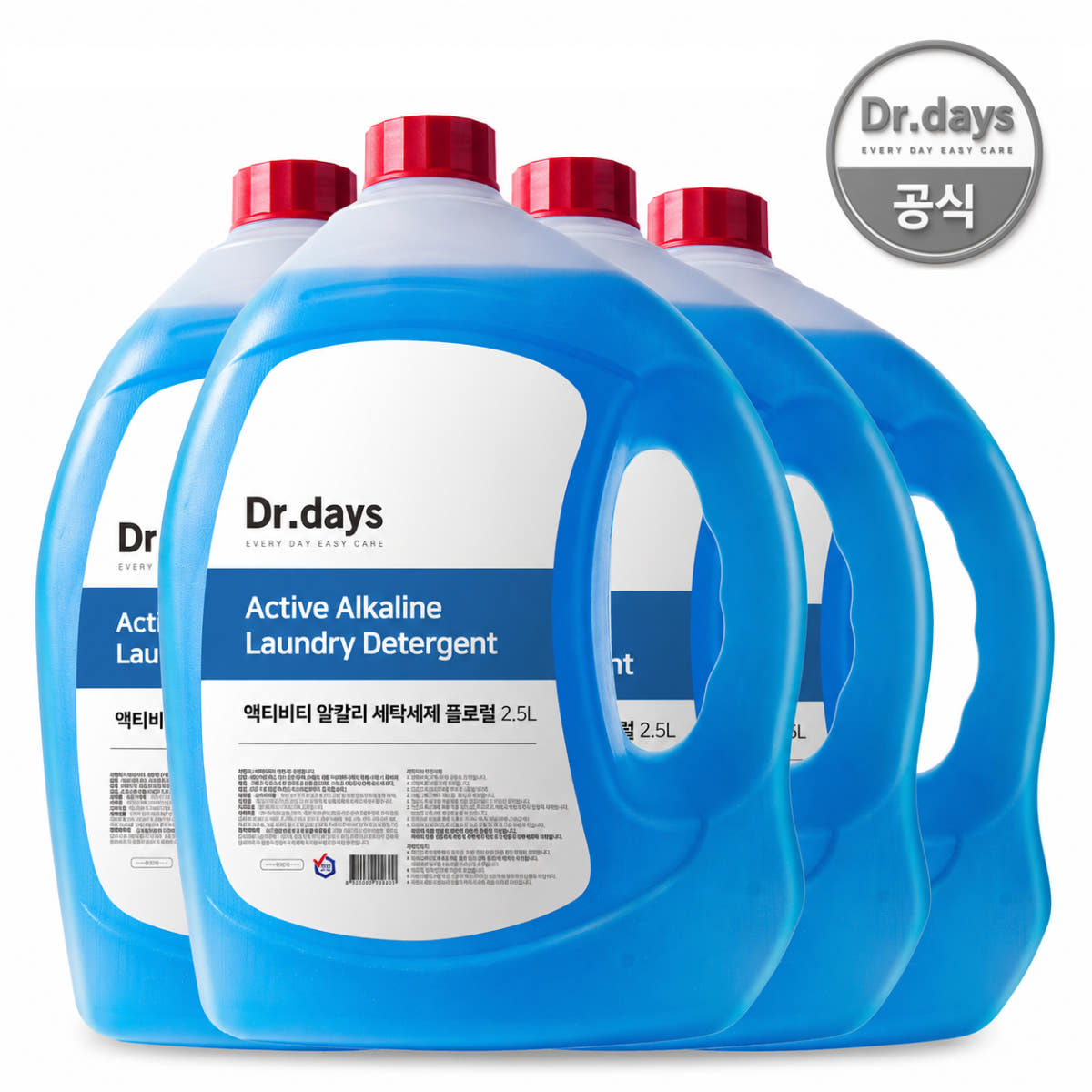 알칼리 세탁세제 플로럴 2.5L 4개 가격 추이 닥터데이즈 알칼리 세탁세제 플로럴 2.5L 4개 - 최저가 10,900원