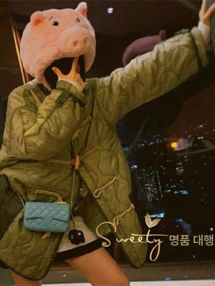 남여공용 패딩 떡볶이 깔깔이 집업 밀리터리 양면 자켓 퀄팅 누빔 - 상세 이미지 5