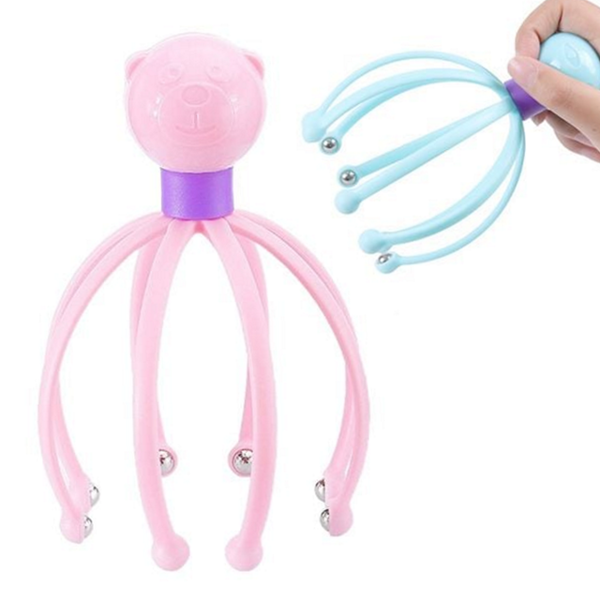 헤어 두피 마사지기 케어 두피 지압기 브러쉬 관리기 - 상품 이미지