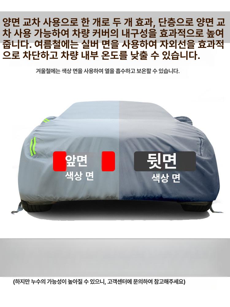 자동차 커버 전동 방수 방지 승용차 방열 차양막 방한 자동차커버 햇빛 햇빛가리개 자동 - 상세 이미지 3