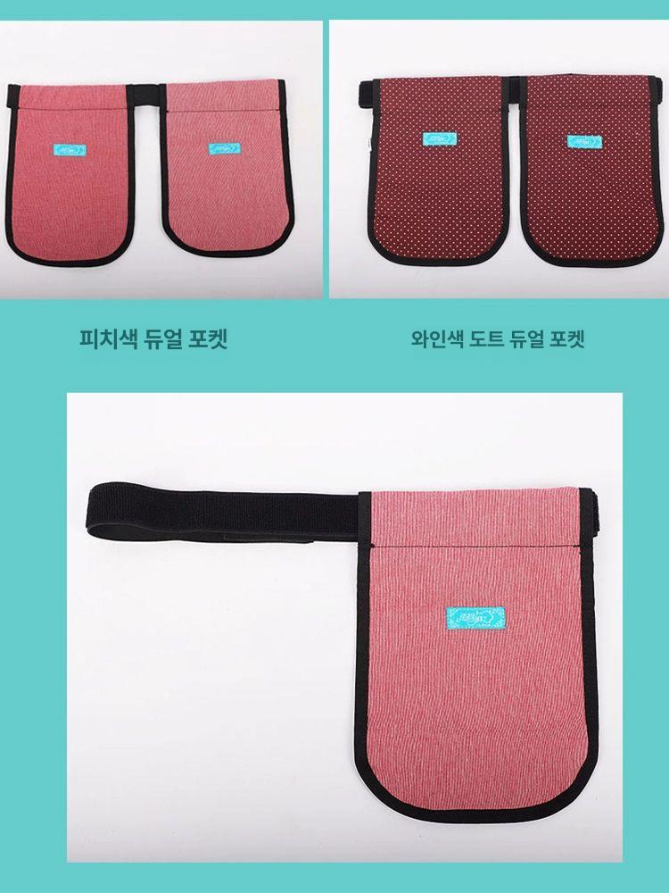 소변주머니 소변백 벨트 고정 유린 배뇨 마대 파랑 대변백 담즙 배액 배액관주머니 - 상세 이미지 4