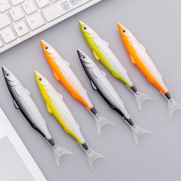 귀여운 물고기 볼펜 디자인 0.5mm 볼펜 어린이 학용품 - 상품 이미지