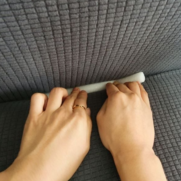 밴딩 3인용 쇼파 커버 천갈이 3인용 소파 커버 패브릭 리폼 - 상품 이미지