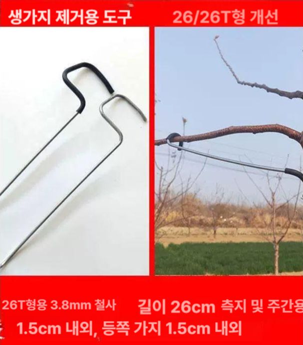 가지고정 고리 사과나무 슬리브 철사 지지대 가지치기 원예 용품 정원 유인 - 상세 이미지 5