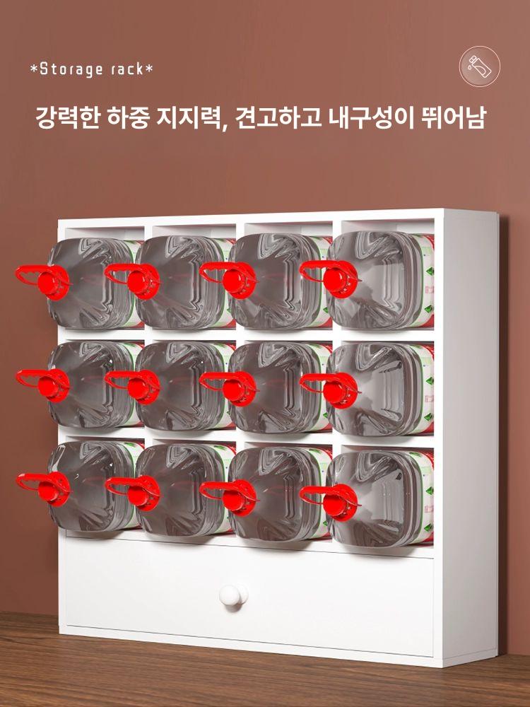머그잔 장식장 진열장 찬장 컵 체크 인테리어 커피잔 격자형 엔틱 찻장 진열대 - 상세 이미지 5