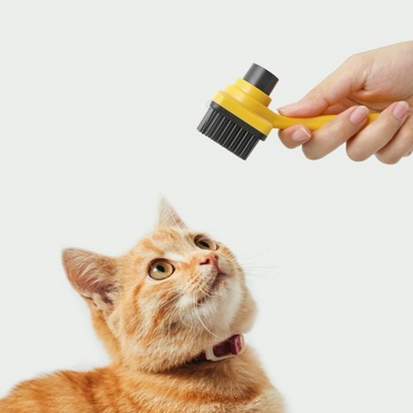 고양이 반려동물 털 빗 자동 반려동물 죽은 털 브러쉬 슬리커 - 상품 이미지