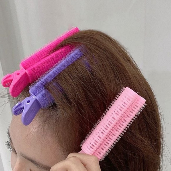 찍찍이 헤어 볼륨 롤 앞머리 헤어 볼륨 집게 뿌리 셀프 - 상품 이미지