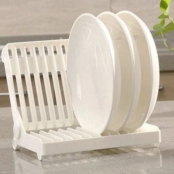 물빠짐 접이식 식기 건조대 싱크대 접이식 접시 건조대 플라스틱 소형 - 상품 이미지