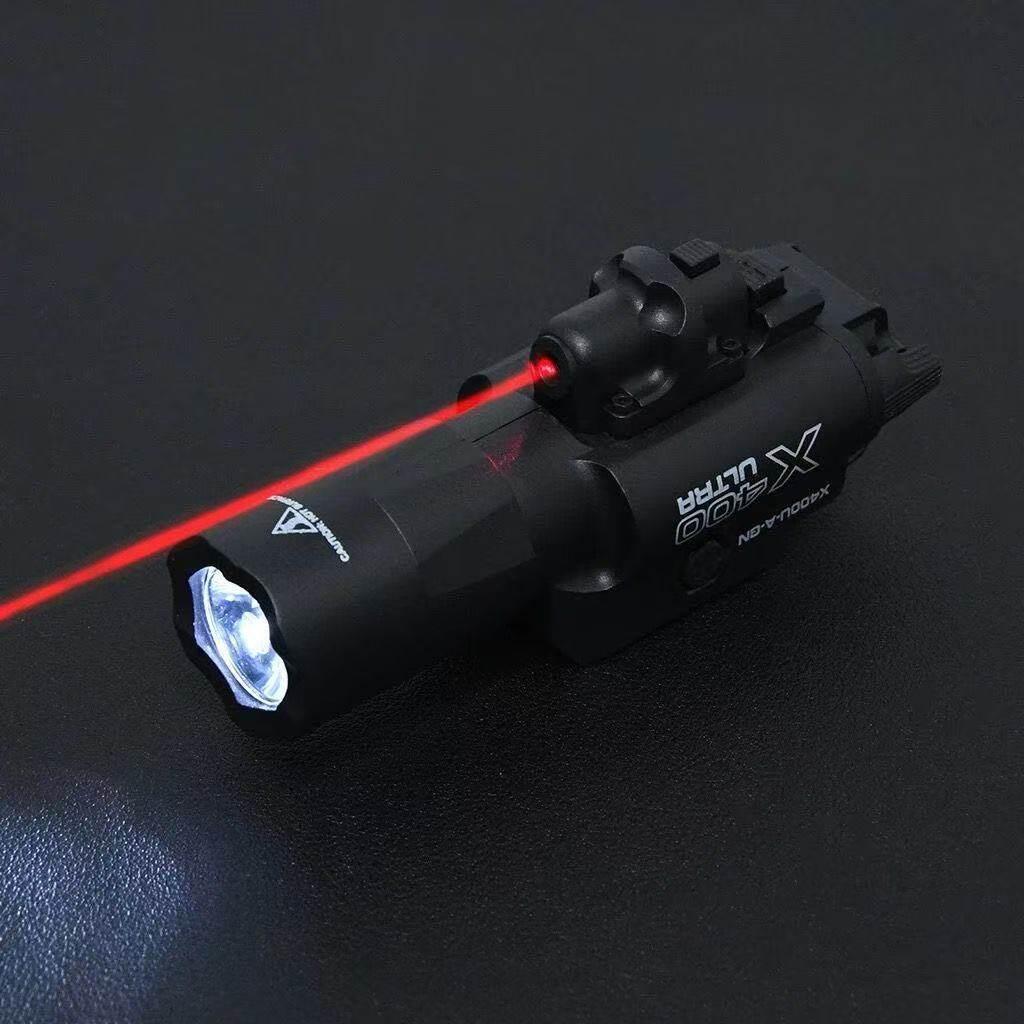 전술 라이트 x300u 권총 늑대 x300u권총 갈색 검정 레일 서바이벌 랜턴 - 상세 이미지 5